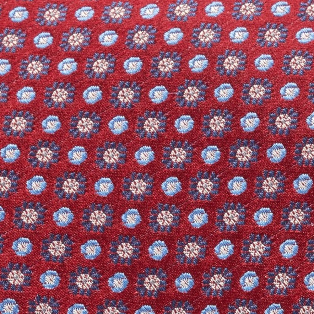 Sold - The Men's Store Bloomingdale's Floral Jacquard Classic Tie 100% Exclusive - Picture 10 of 10